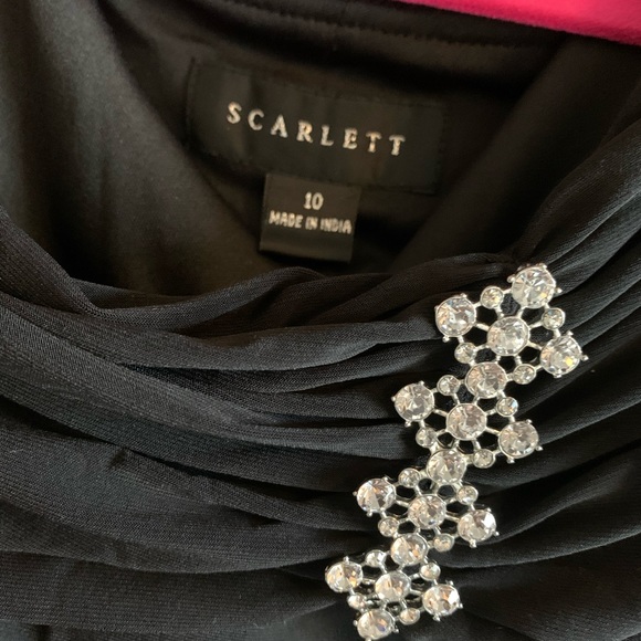 ‼️sale‼️ NWT black dress by scarlet size 10 cocktail - Picture 3 of 9